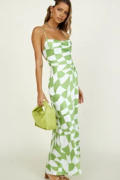 Above It All Maxi Dress Green