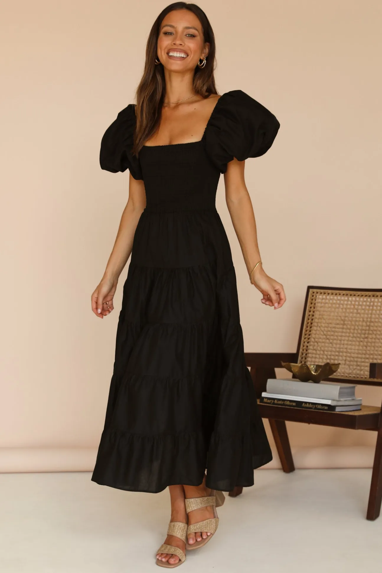 Adela Maxi Dress Black