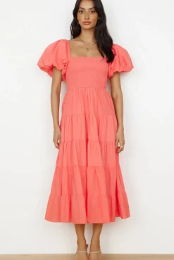 Adela Maxi Dress Orange