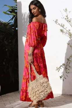 Adventures in Rome Maxi Dress Pink