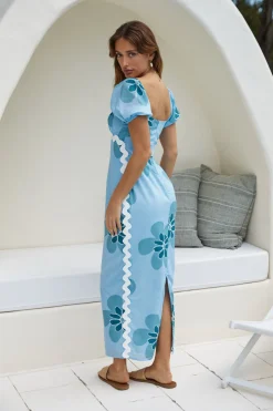 Afina Maxi Dress Blue