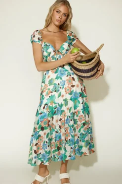 Afternoon Glow Maxi Dress Floral