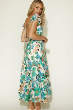 Afternoon Glow Maxi Dress Floral