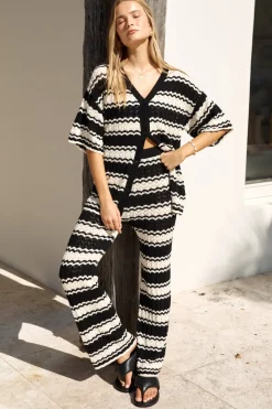 Airport Mode Knit Pants Black