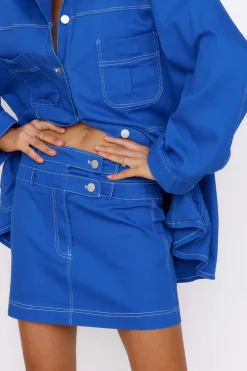 Almost Had You Skirt Denim