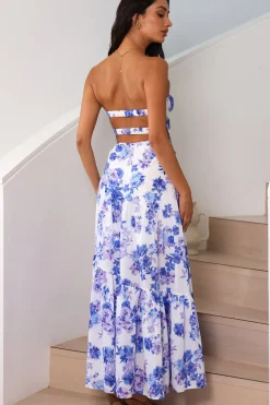 Among The Branches Maxi Dress Blue