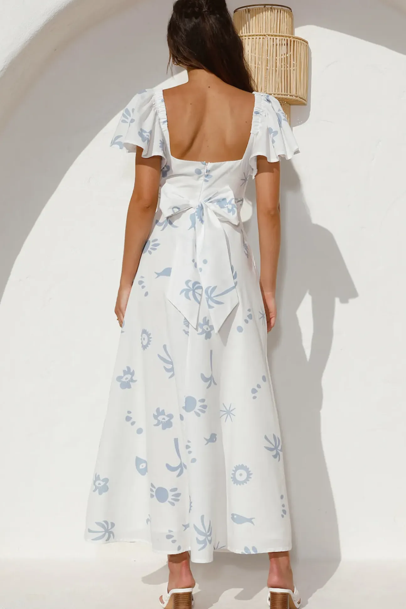 Angel Baby Maxi Dress Blue