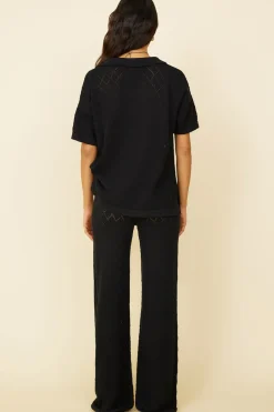 Angel Face Pants Black