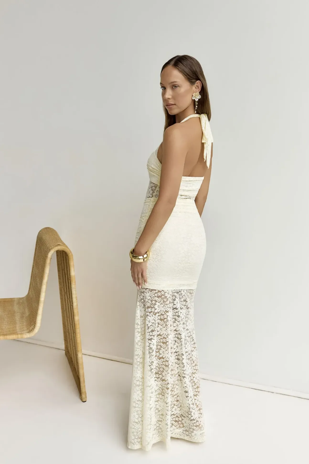 Annika Maxi Dress Lemon