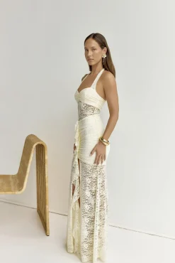 Annika Maxi Dress Lemon