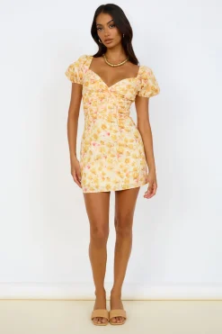 April Dreams Dress Yellow