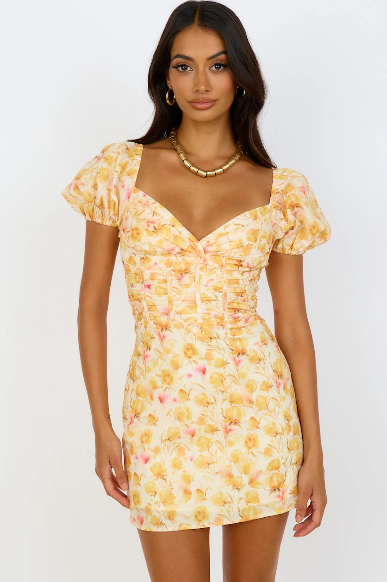April Dreams Dress Yellow
