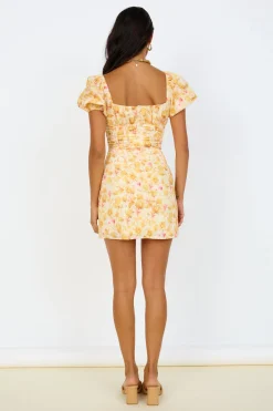 April Dreams Dress Yellow