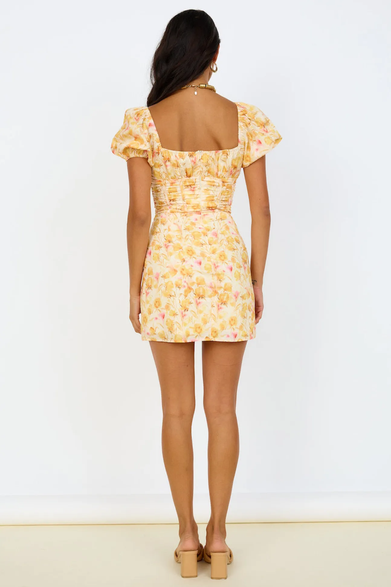 April Dreams Dress Yellow