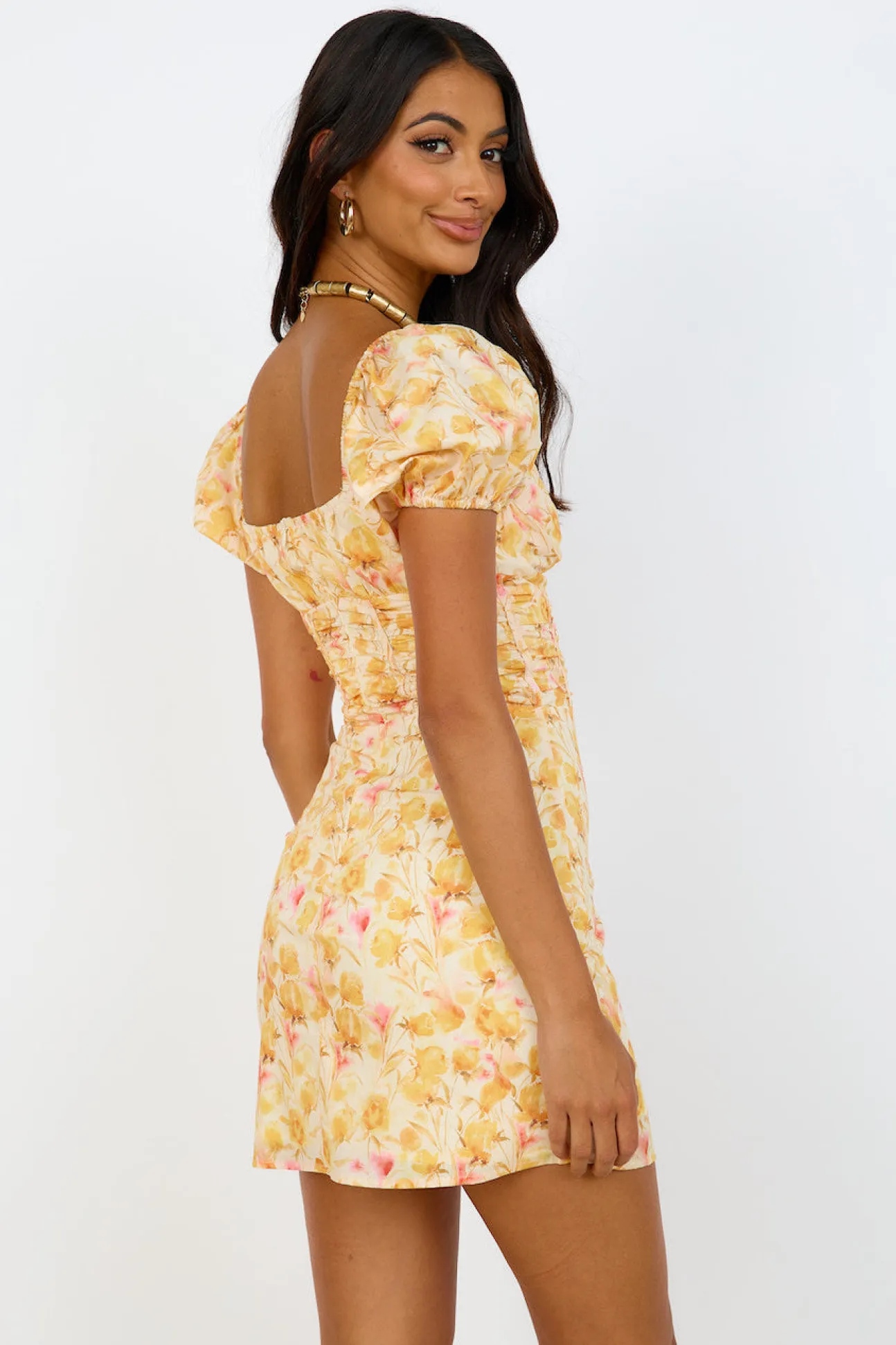 April Dreams Dress Yellow