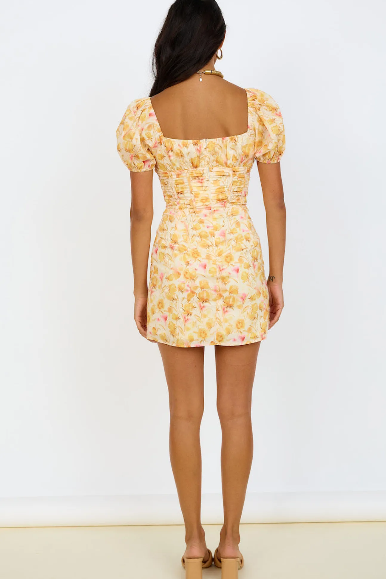 April Dreams Dress Yellow