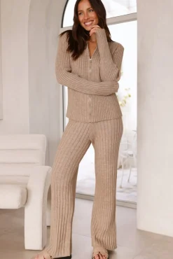 Aspen Knit Pants Beige