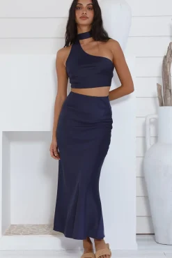 Astraea Maxi Skirt Blue