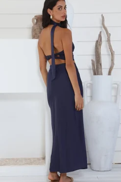 Astraea Maxi Skirt Blue