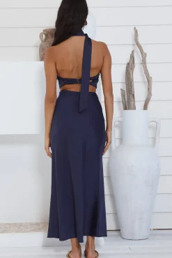Astraea Maxi Skirt Blue