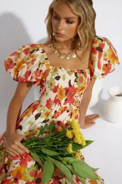 Autumn Dreams Maxi Dress Floral