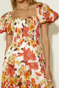 Autumn Dreams Maxi Dress Floral