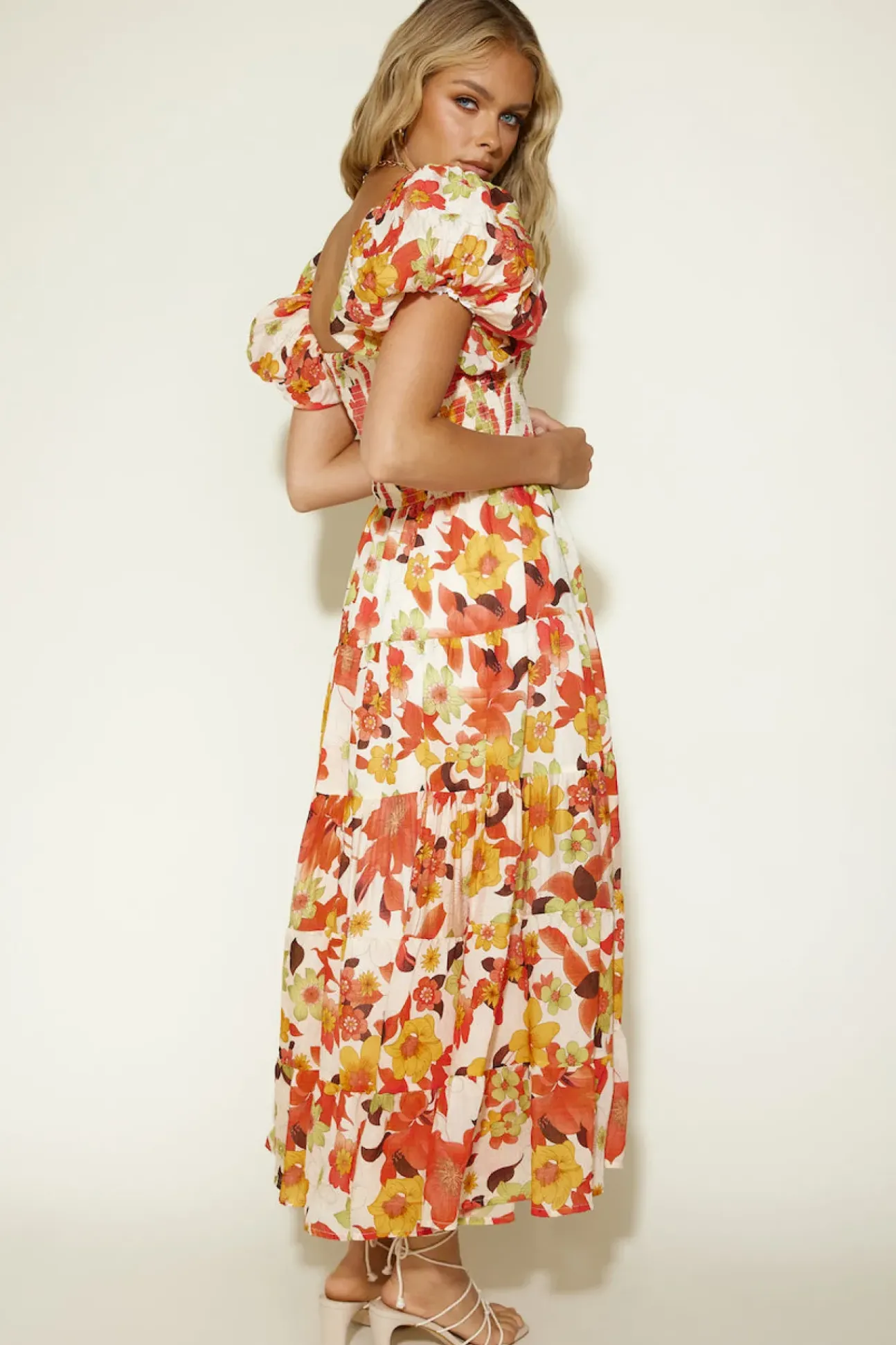 Autumn Dreams Maxi Dress Floral