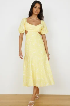 Back From Florence Maxi Dress Yellow