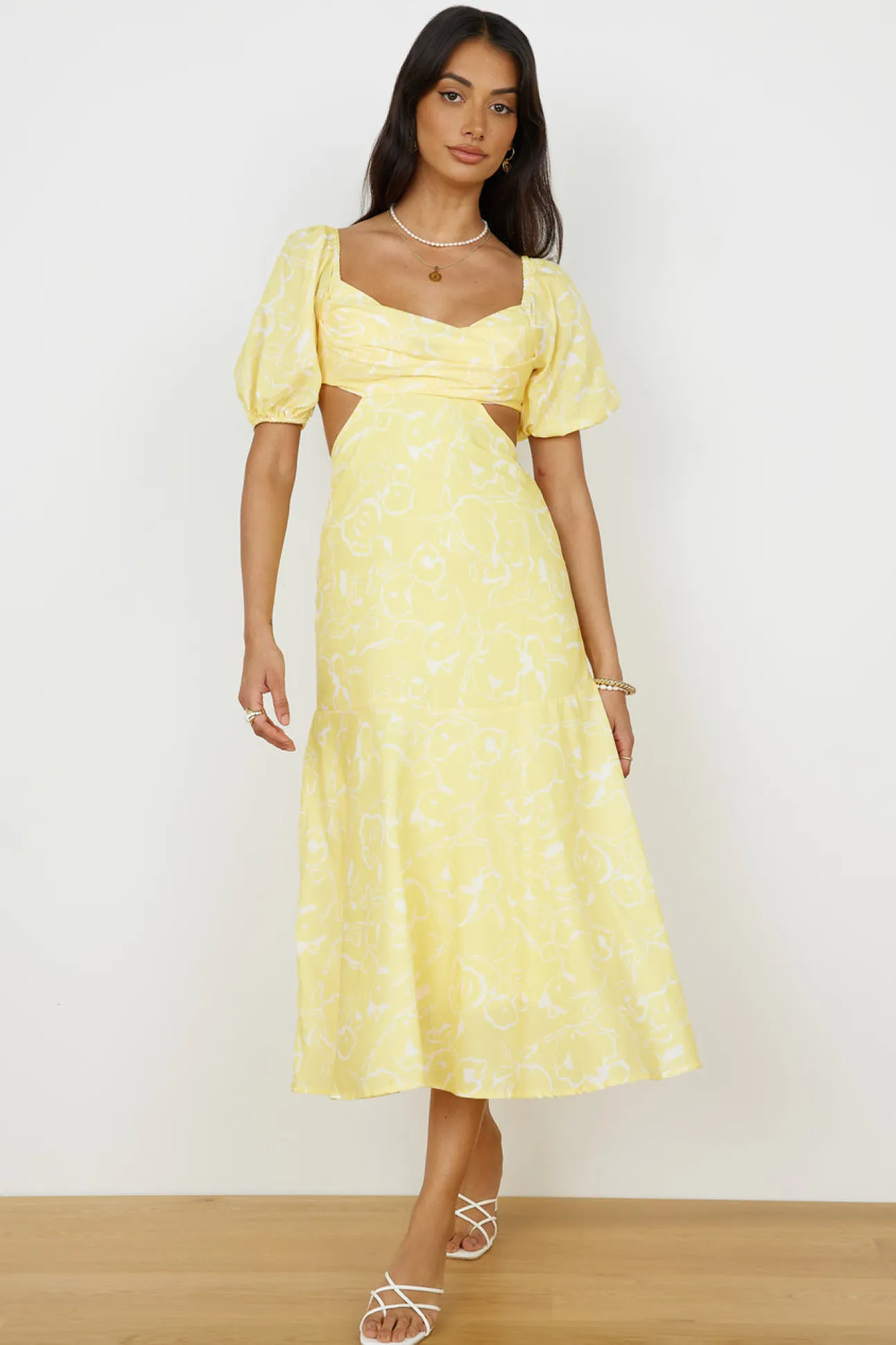 Back From Florence Maxi Dress Yellow