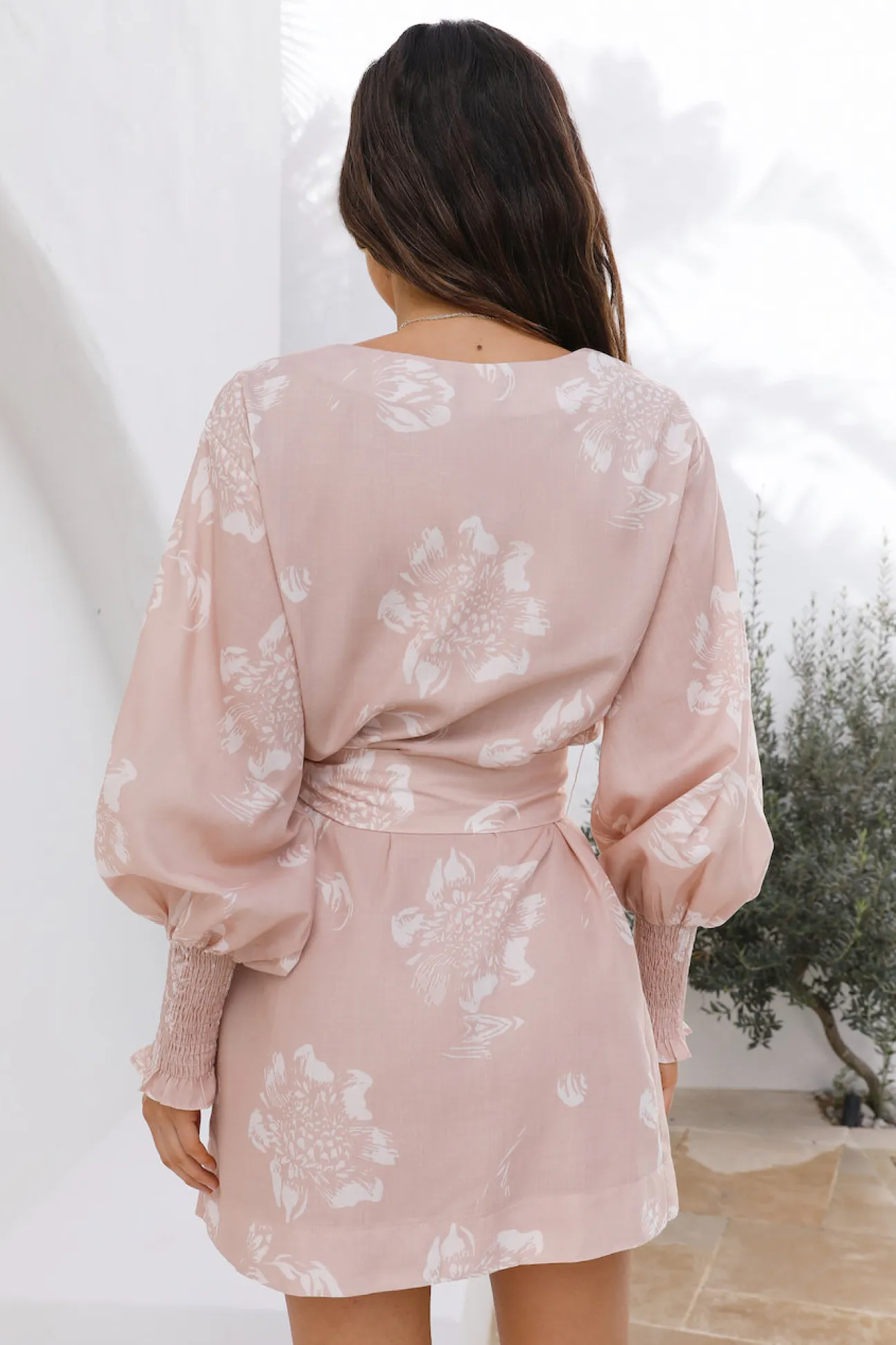 Back From Vacation Mini Dress Beige