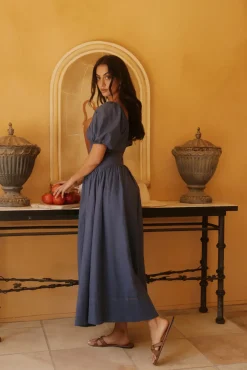 Bambi Blue Maxi Dress Navy