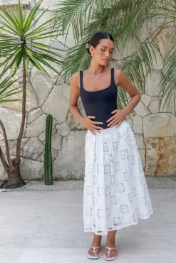 BASE Everyday Staple Singlet Top Black