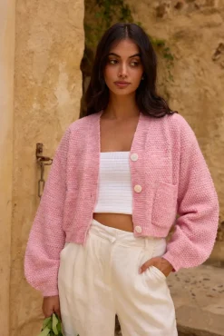 Bayview Cardigan Pink
