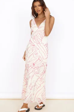 Beach Bliss Maxi Dress Pink