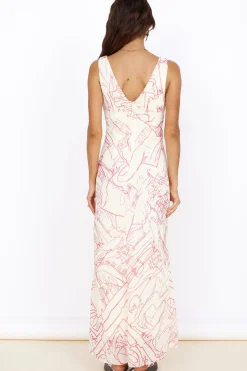 Beach Bliss Maxi Dress Pink