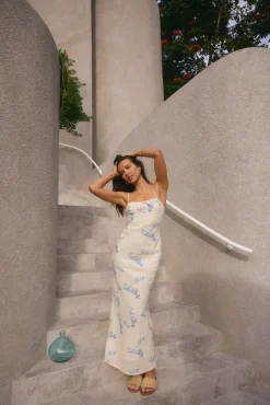 Beach Club Maxi Dress Cream