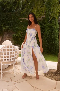 Beautiful Aura Maxi Dress Purple