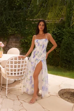 Beautiful Aura Maxi Dress Purple