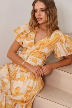 Because Of You Maxi Dress Orange