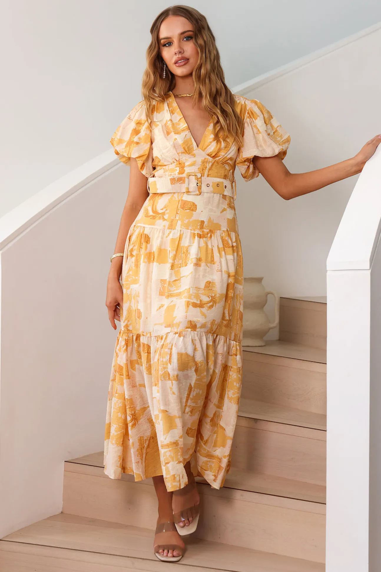 Because Of You Maxi Dress Orange