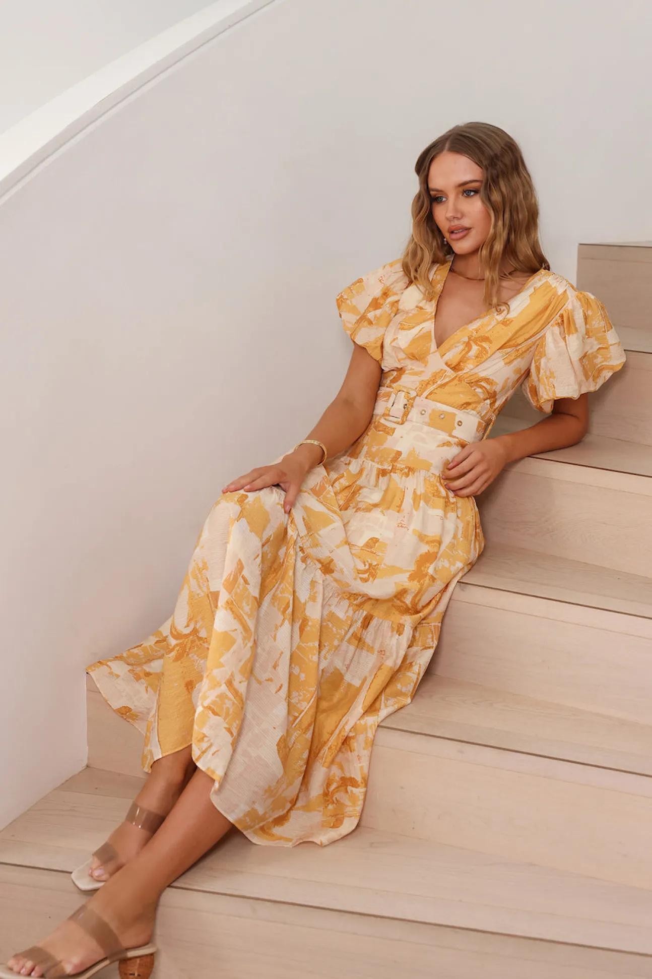 Because Of You Maxi Dress Orange