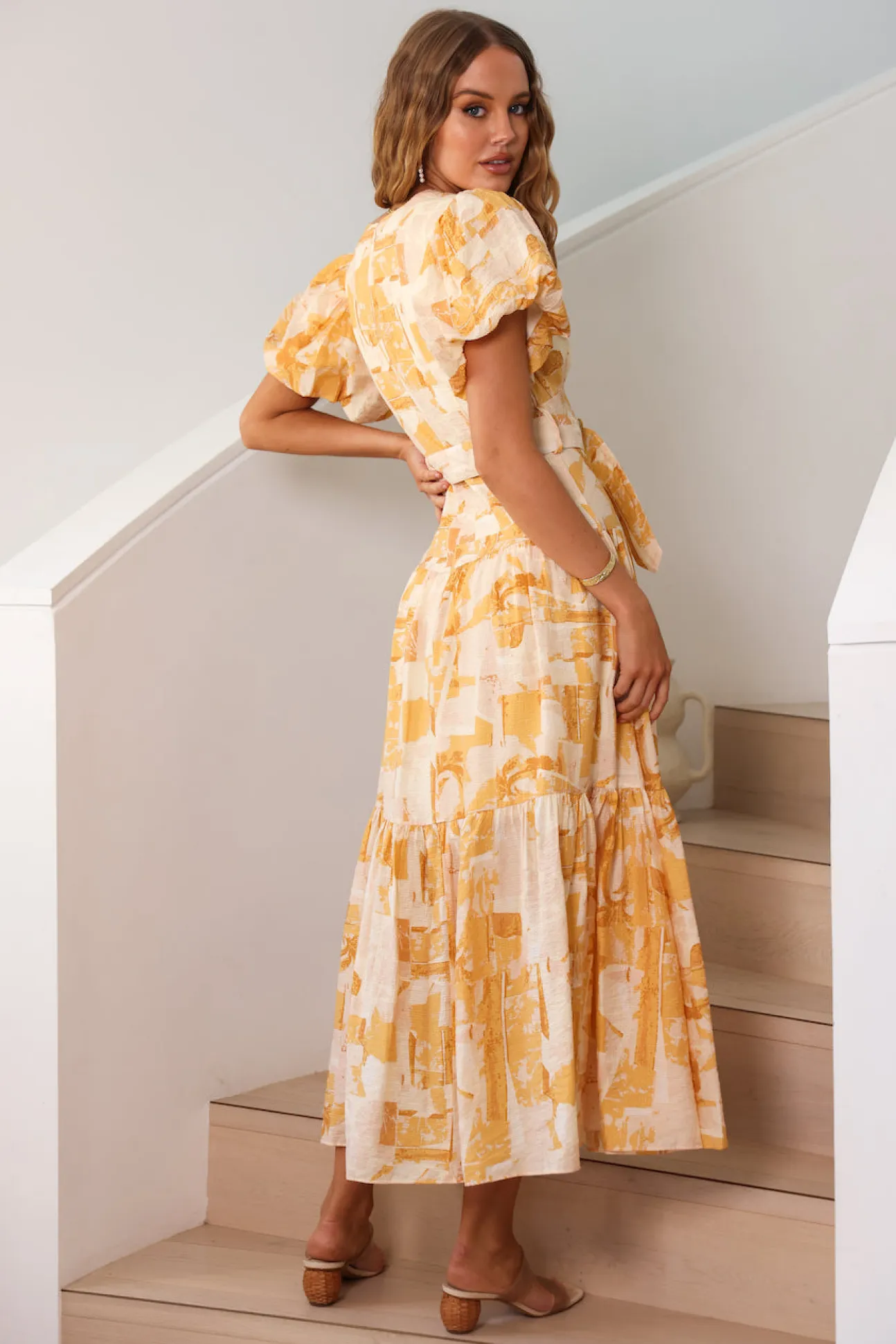 Because Of You Maxi Dress Orange