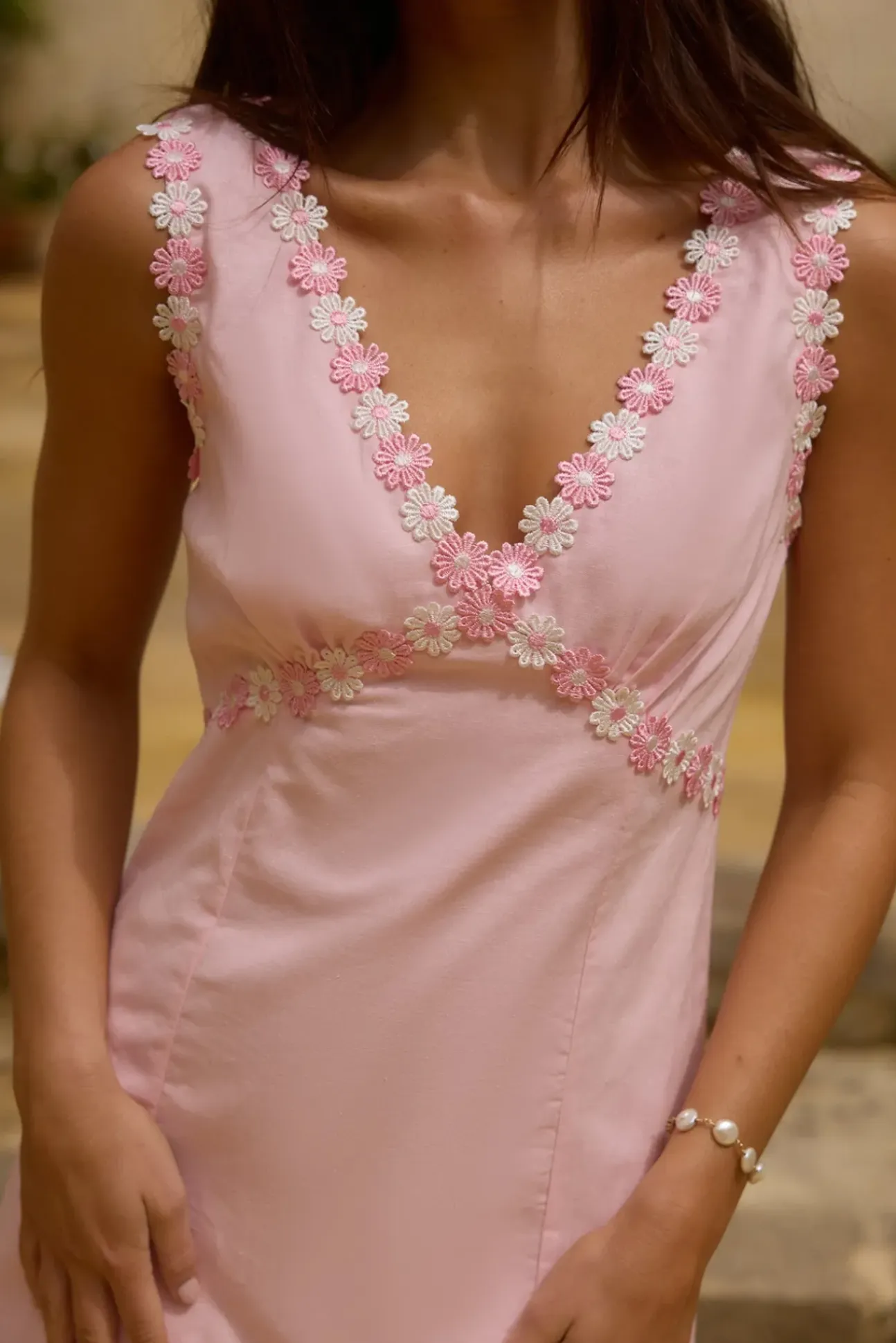 Beneath the Blossoms Mini Dress Pink