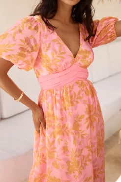 Best Wishes Maxi Dress Pink