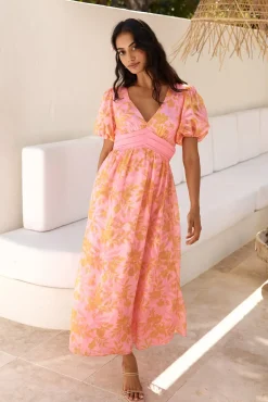 Best Wishes Maxi Dress Pink