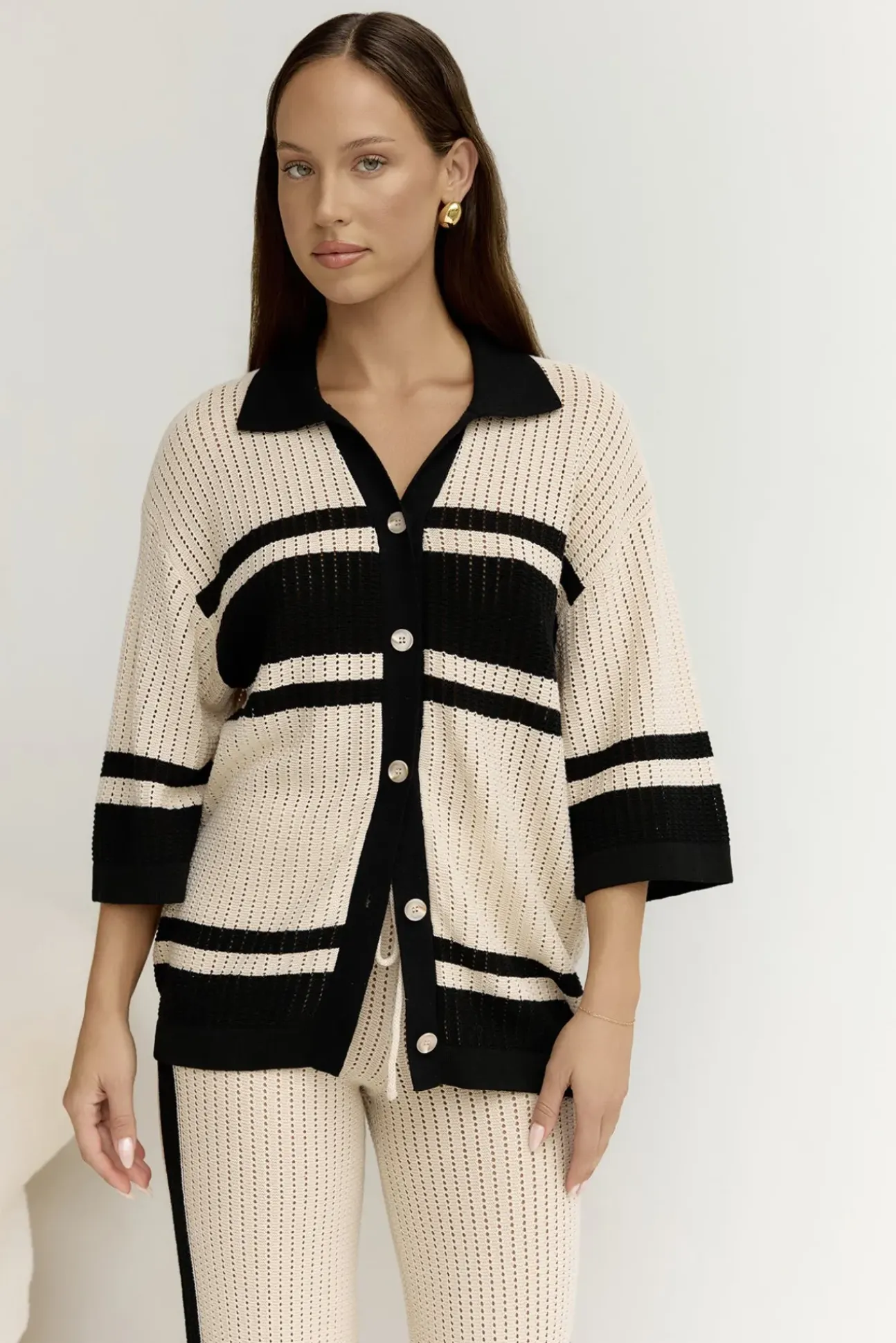 Bianki Shirt Sand Black