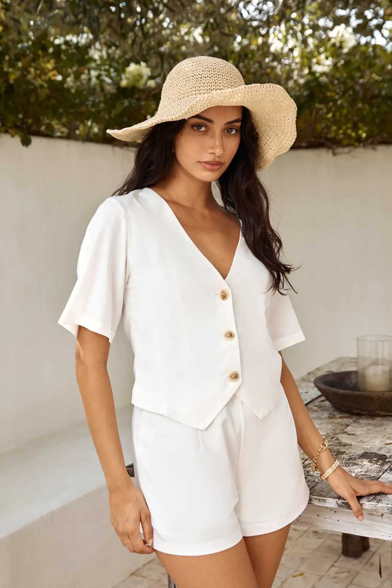 Big City Shorts White