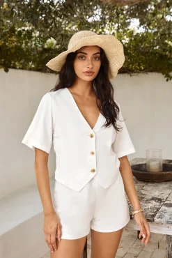 Big City Top White
