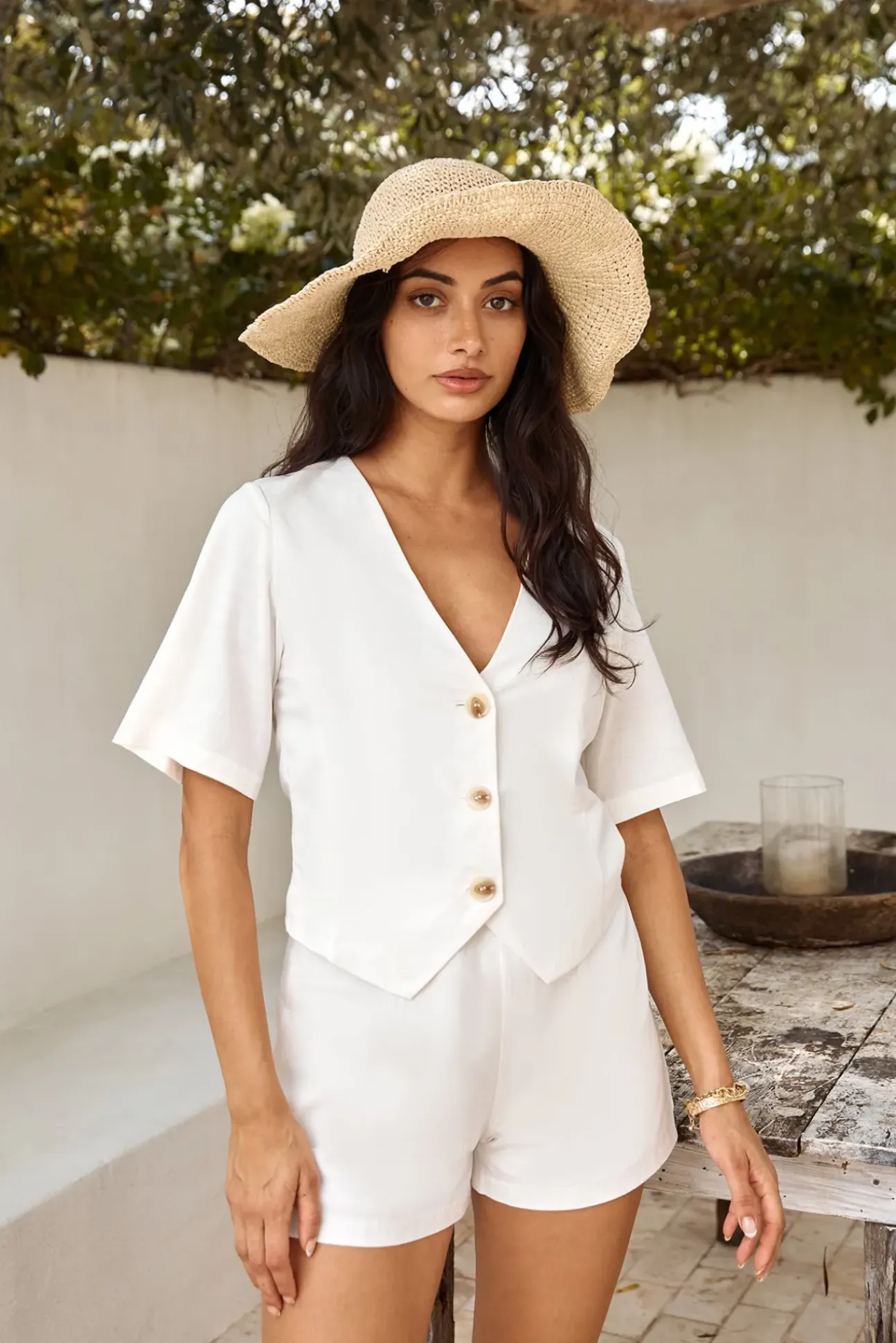 Big City Top White
