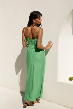 Big Dreamer Linen Set Green